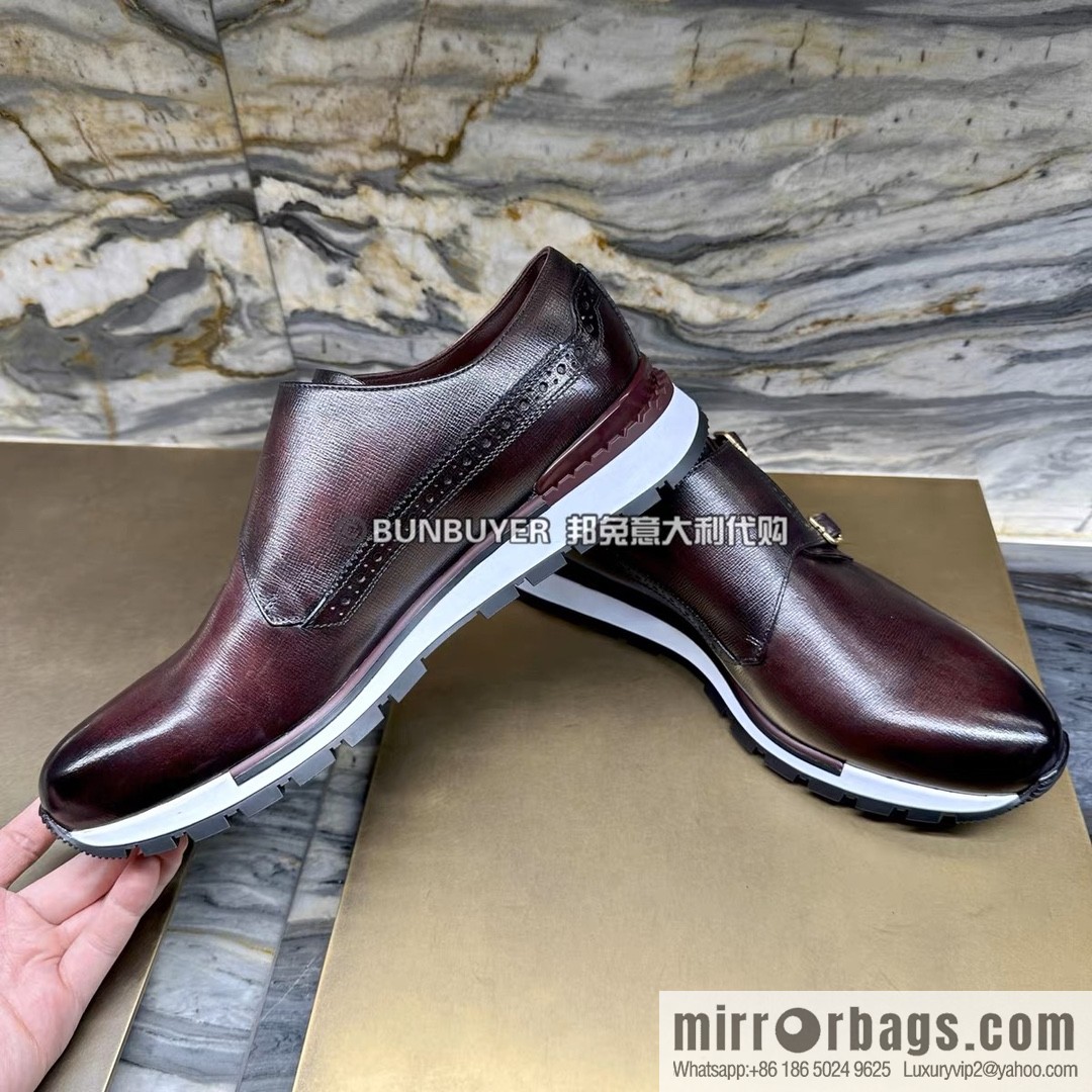Berlut Bruti, Upgraded Third Generation Private Model Outsole Fast Track Leather Sneakers