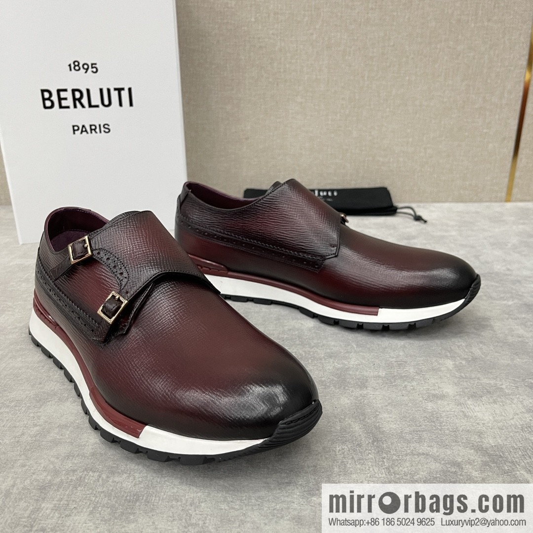 Berlut Bruti, Upgraded Third Generation Private Model Outsole Fast Track Leather Sneakers