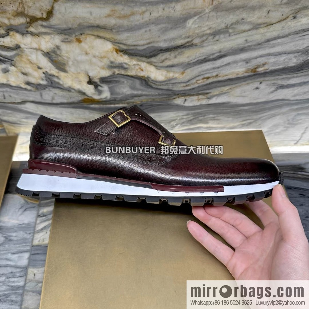 Berlut Bruti, Upgraded Third Generation Private Model Outsole Fast Track Leather Sneakers