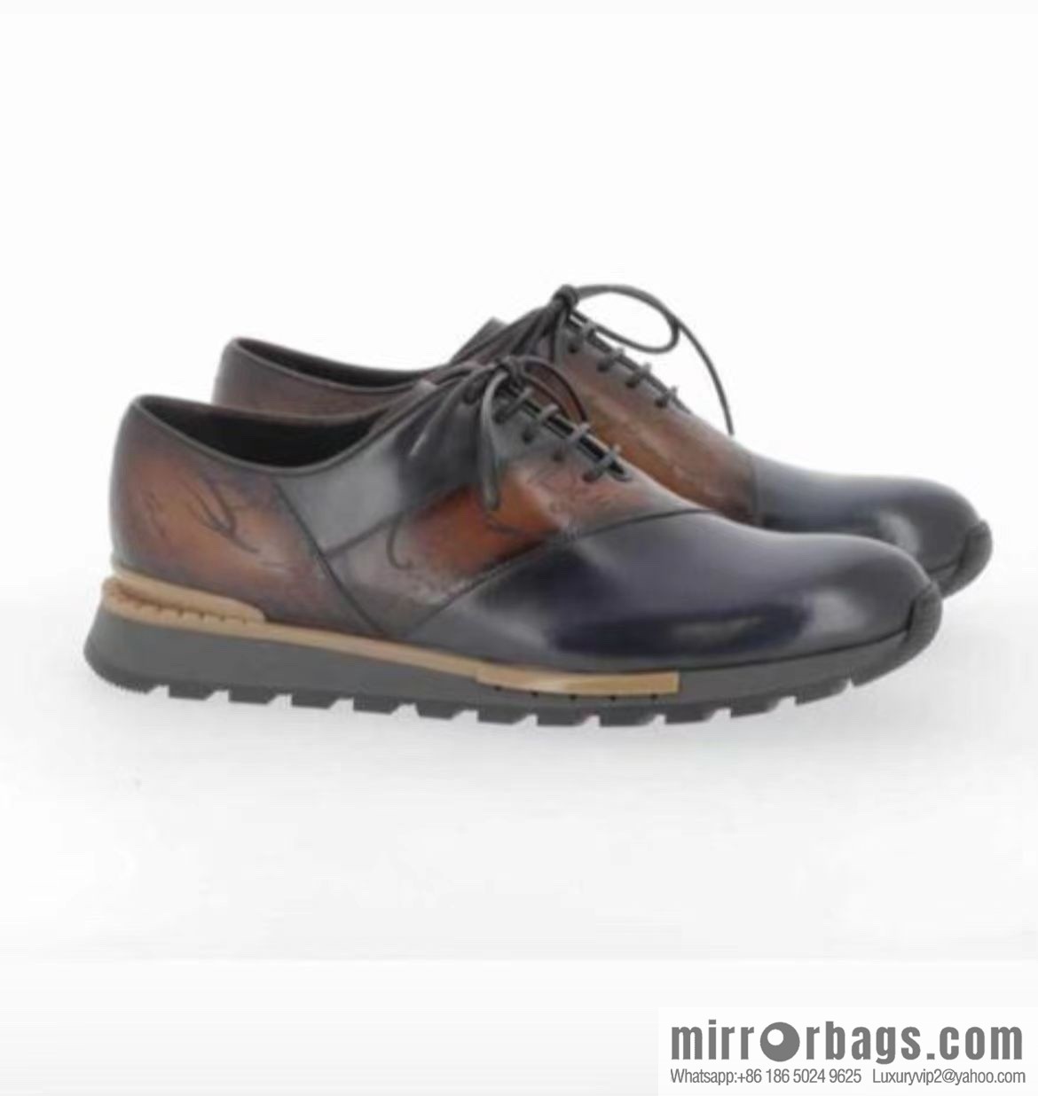 Berlut Bruti, Upgraded Third Generation Private Model Outsole Fast Track Leather Sneakers