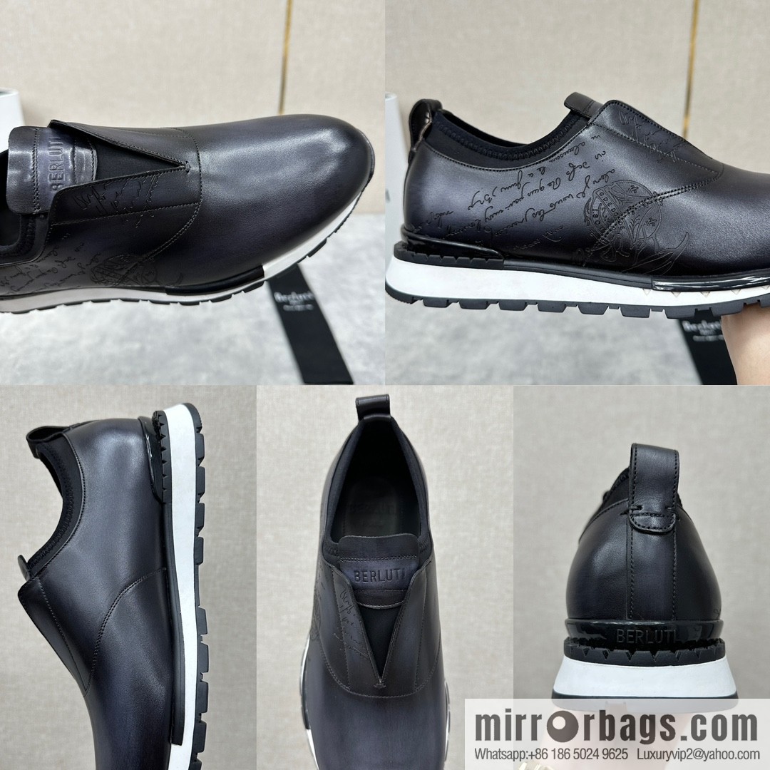 Berlut Bruti, Upgraded Third Generation Private Model Outsole Fast Track Leather Sneakers