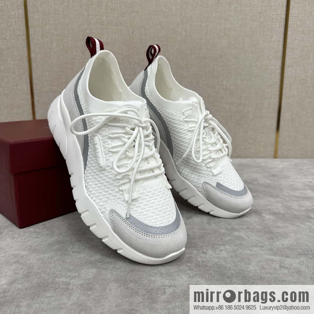 💋💍BL's new BAL * Y Outline series, men's soil knitted sneakers