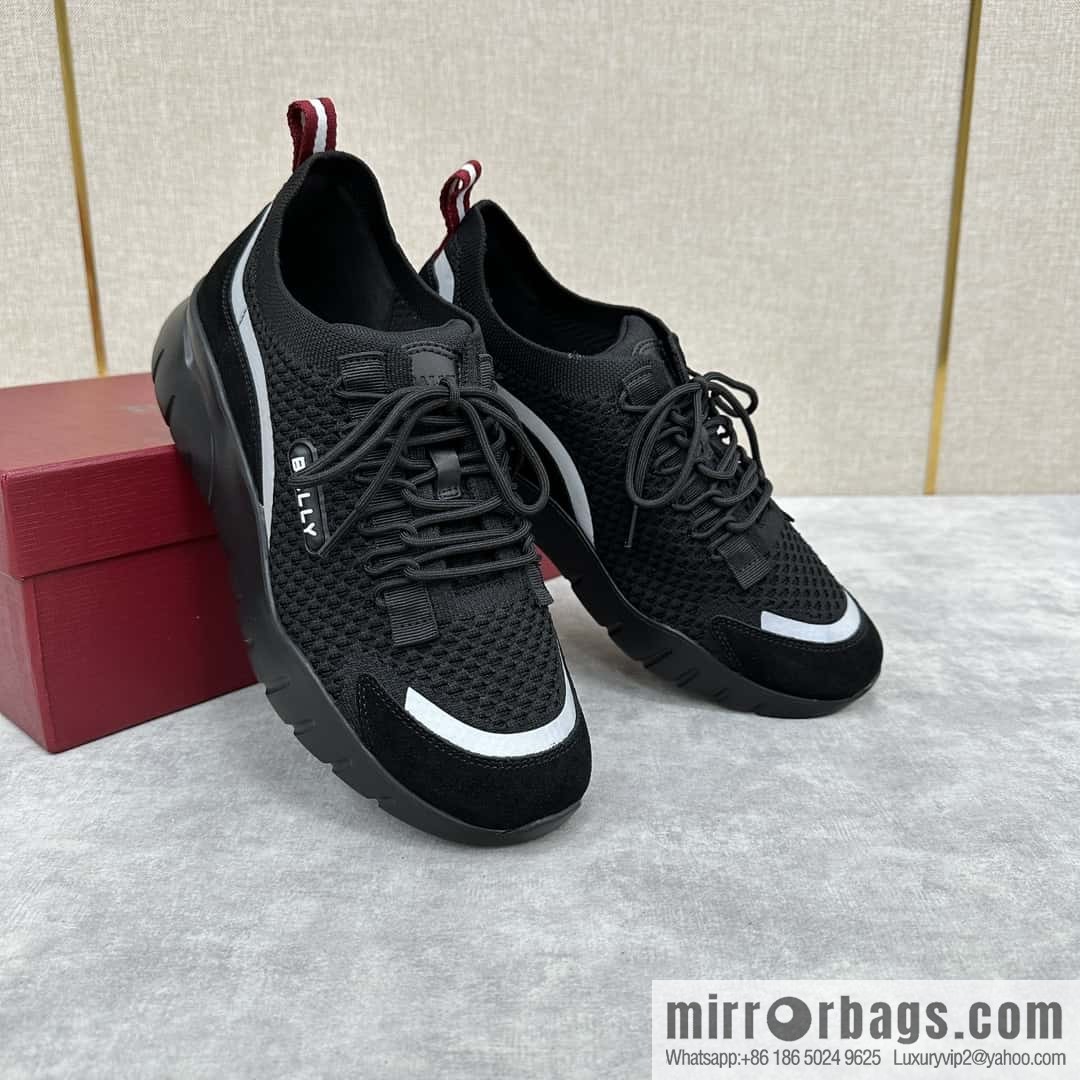 💋💍BL's new BAL * Y Outline series, men's soil knitted sneakers