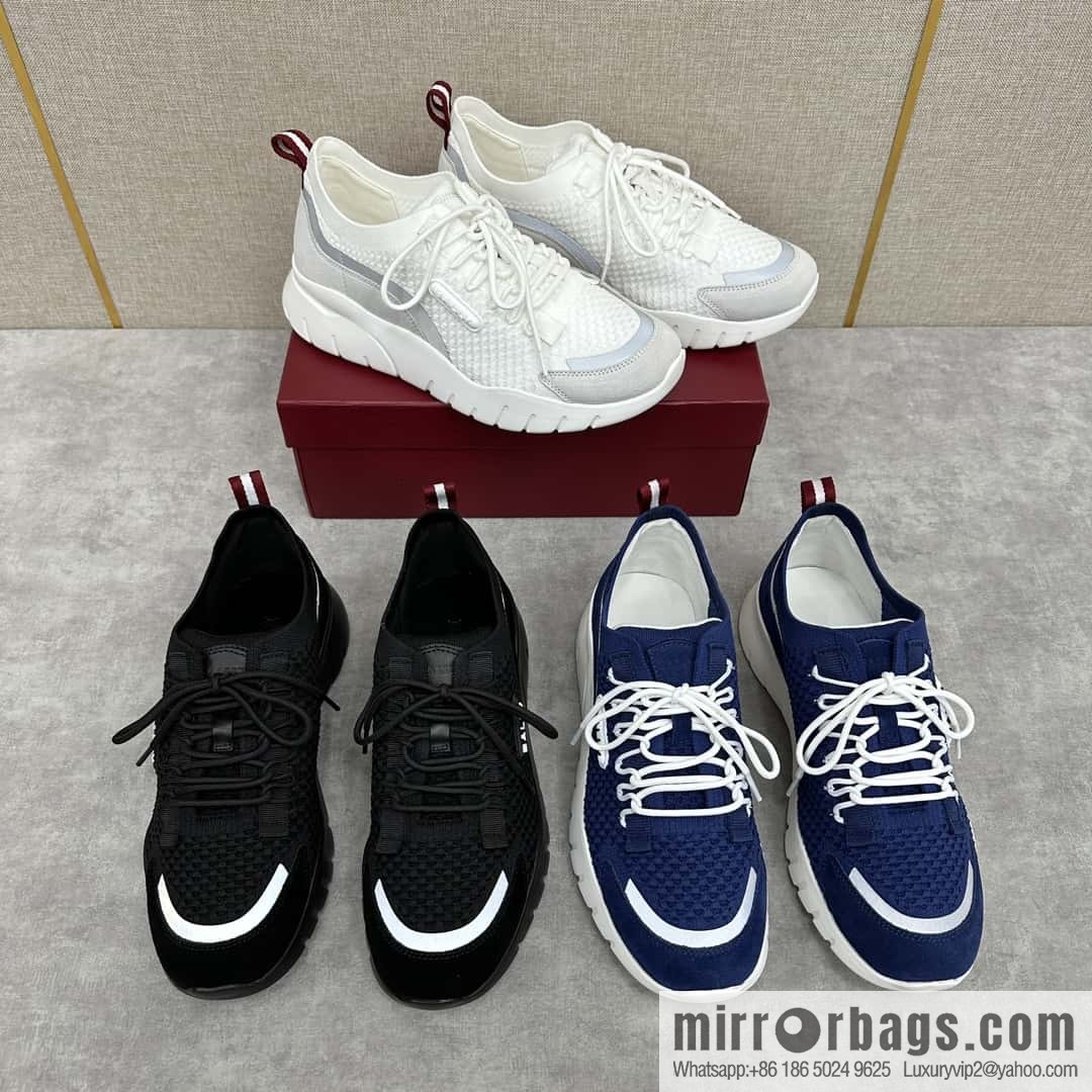 💋💍BL's new BAL * Y Outline series, men's soil knitted sneakers