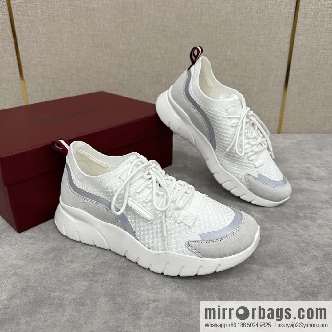 💋💍BL's new BAL * Y Outline series, men's soil knitted sneakers