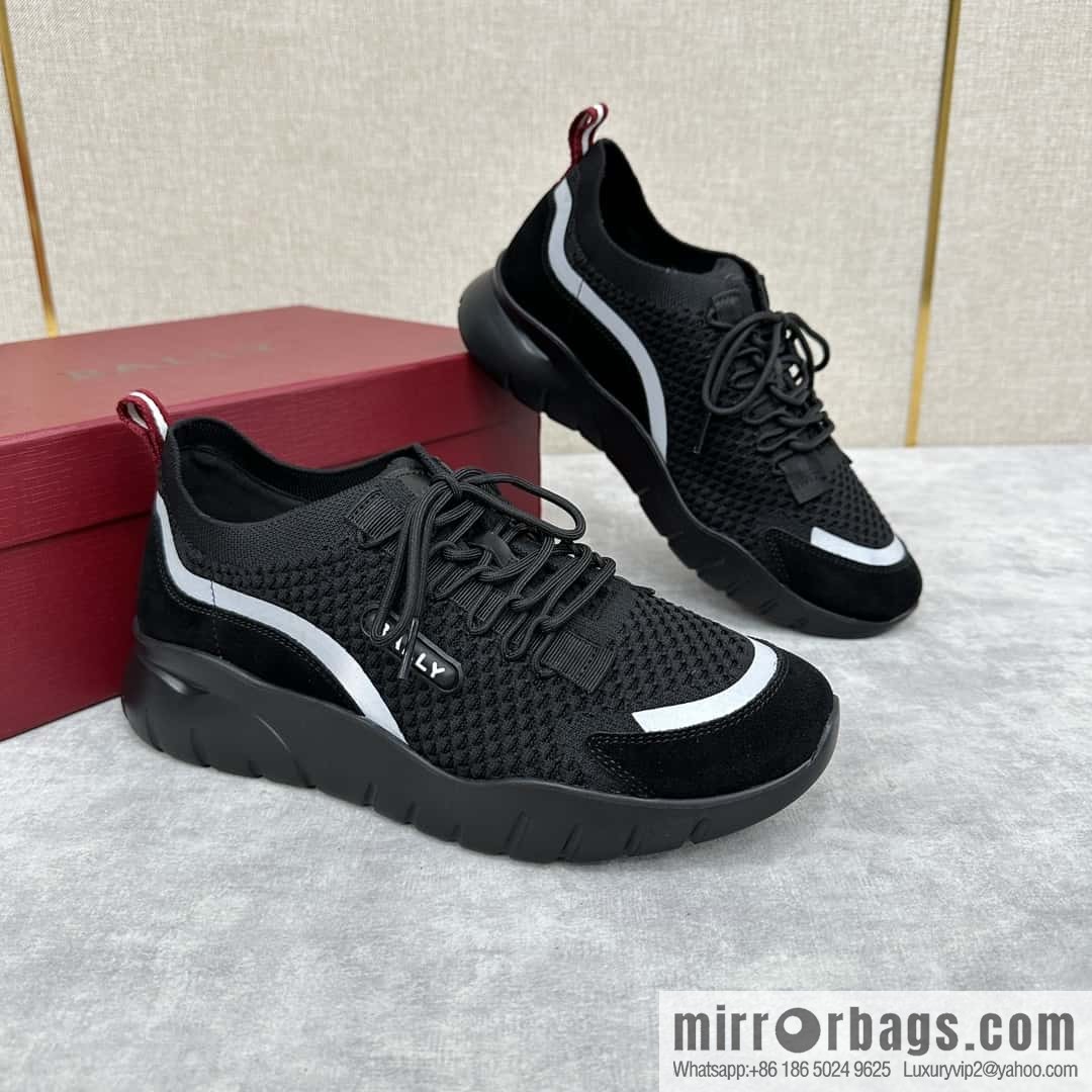 💋💍BL's new BAL * Y Outline series, men's soil knitted sneakers