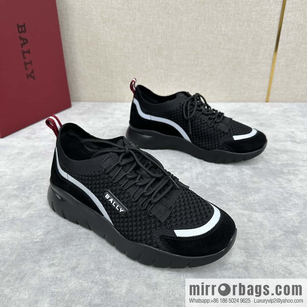 💋💍BL's new BAL * Y Outline series, men's soil knitted sneakers