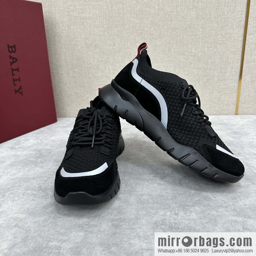 💋💍BL's new BAL * Y Outline series, men's soil knitted sneakers