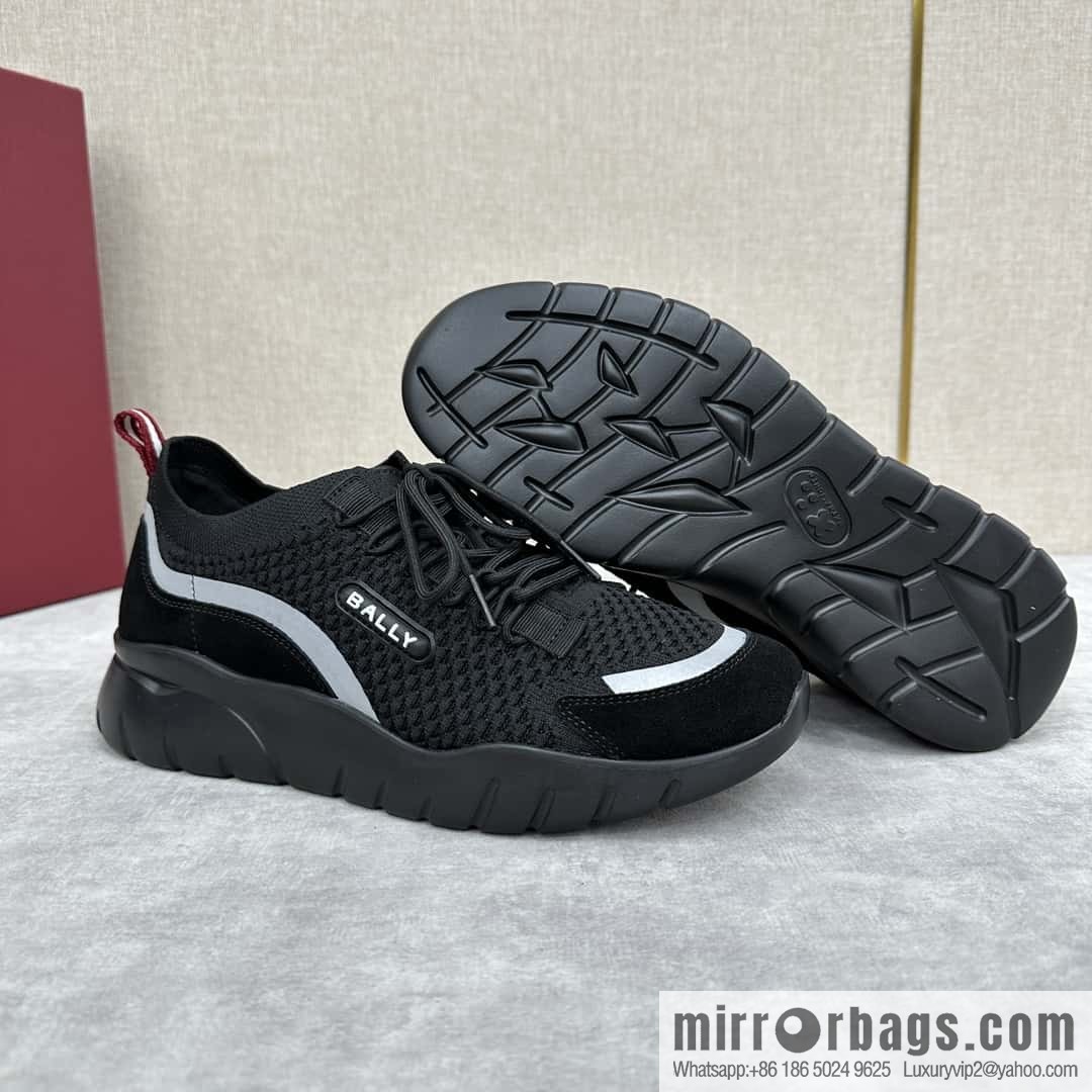 💋💍BL's new BAL * Y Outline series, men's soil knitted sneakers