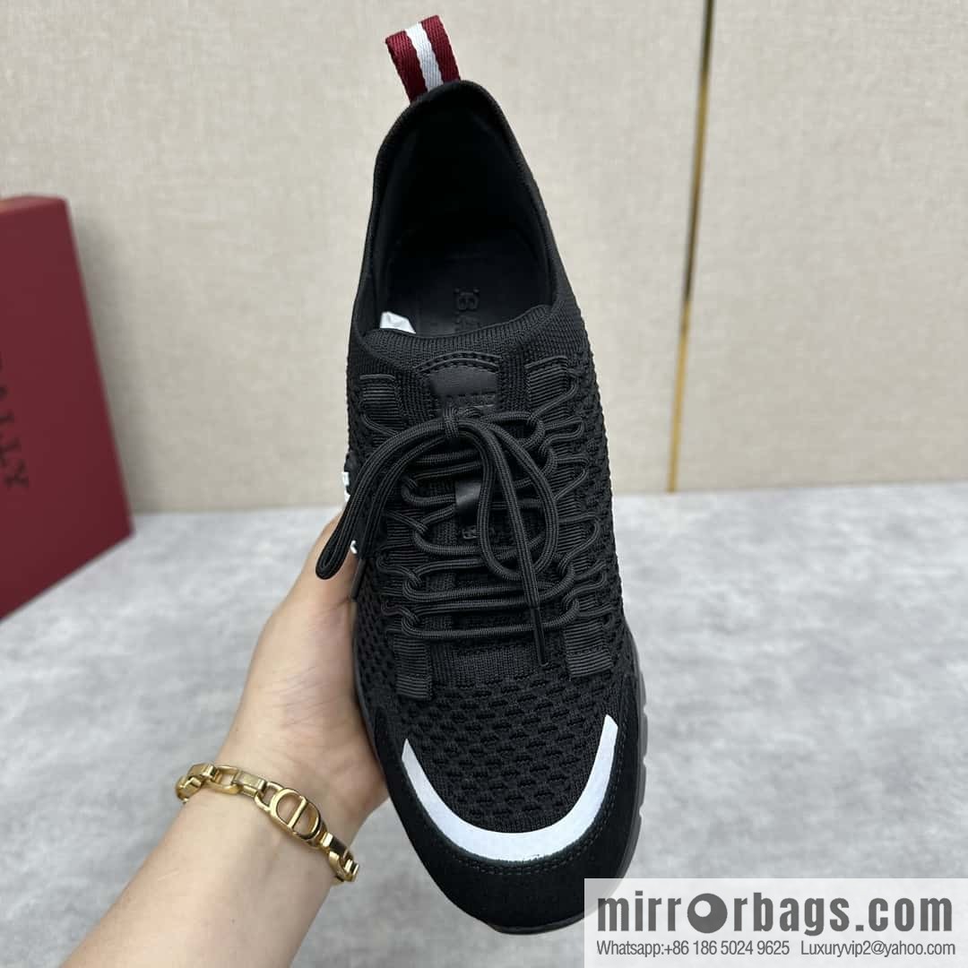 💋💍BL's new BAL * Y Outline series, men's soil knitted sneakers