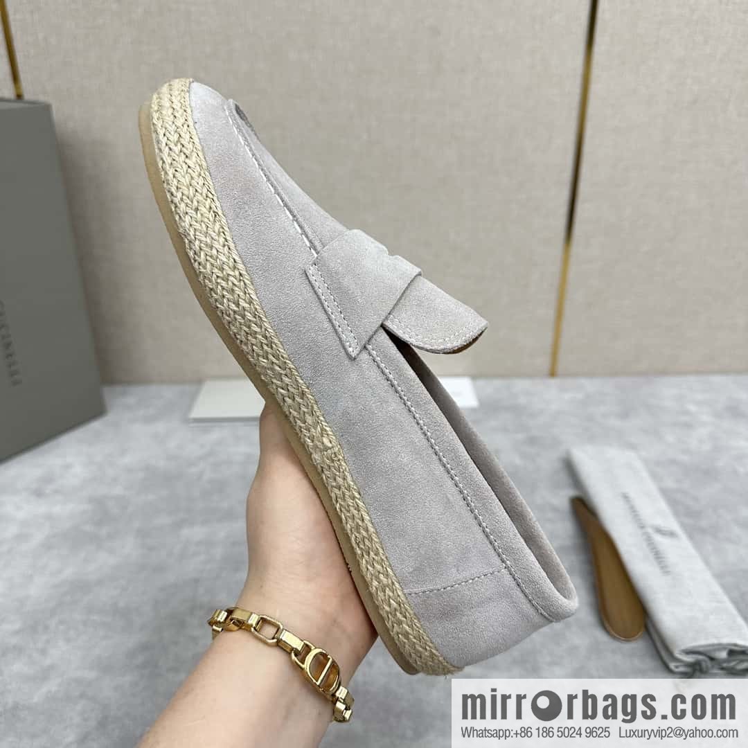 💋💍BC's new products are on the shelves Brunello Cucinell * straw casual loafers