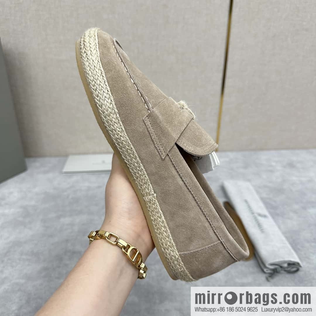 💋💍BC's new products are on the shelves Brunello Cucinell * straw casual loafers