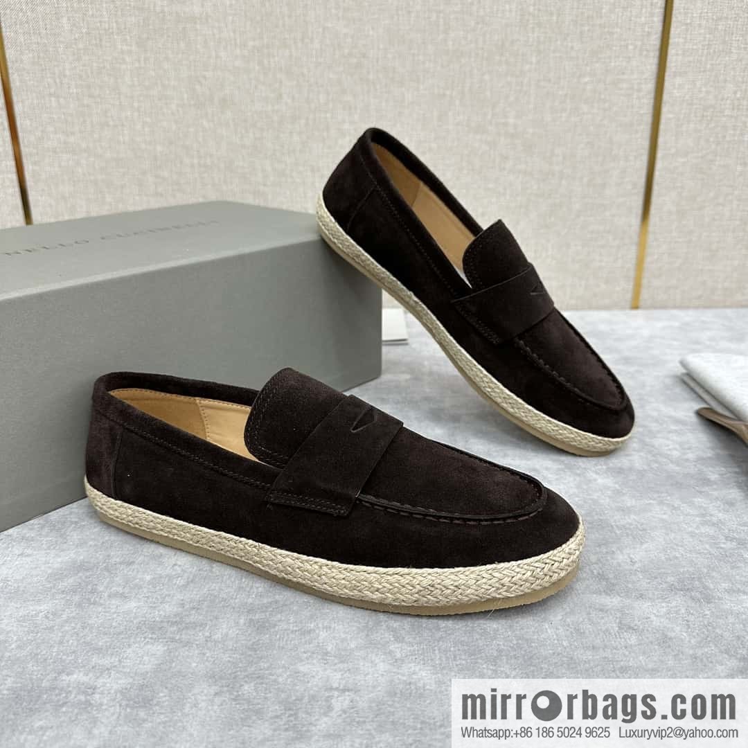 💋💍BC's new products are on the shelves Brunello Cucinell * straw casual loafers