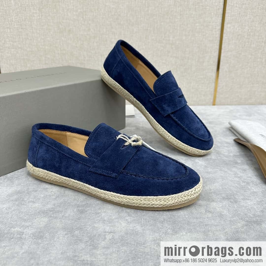 💋💍BC's new products are on the shelves Brunello Cucinell * straw casual loafers