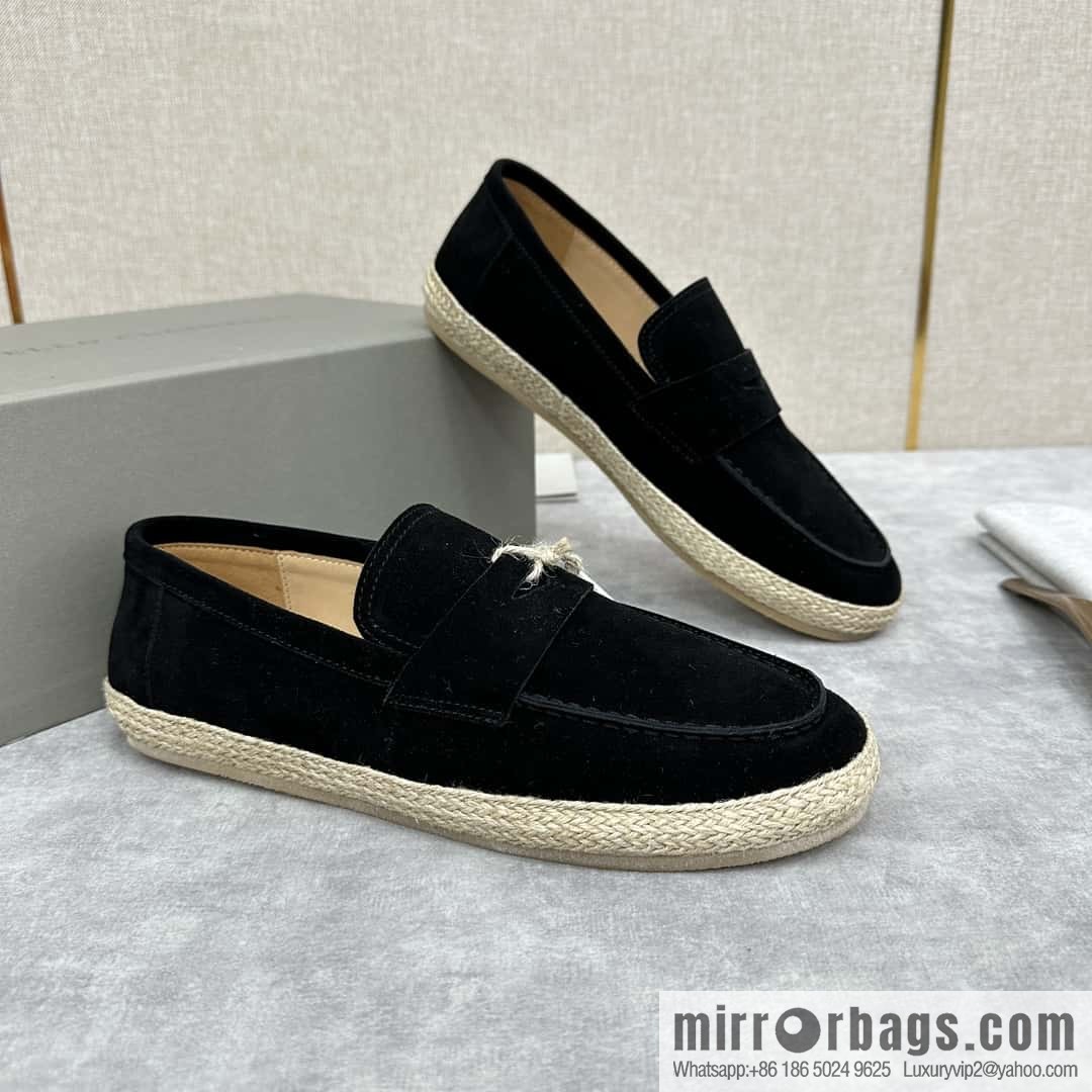 💋💍BC's new products are on the shelves Brunello Cucinell * straw casual loafers