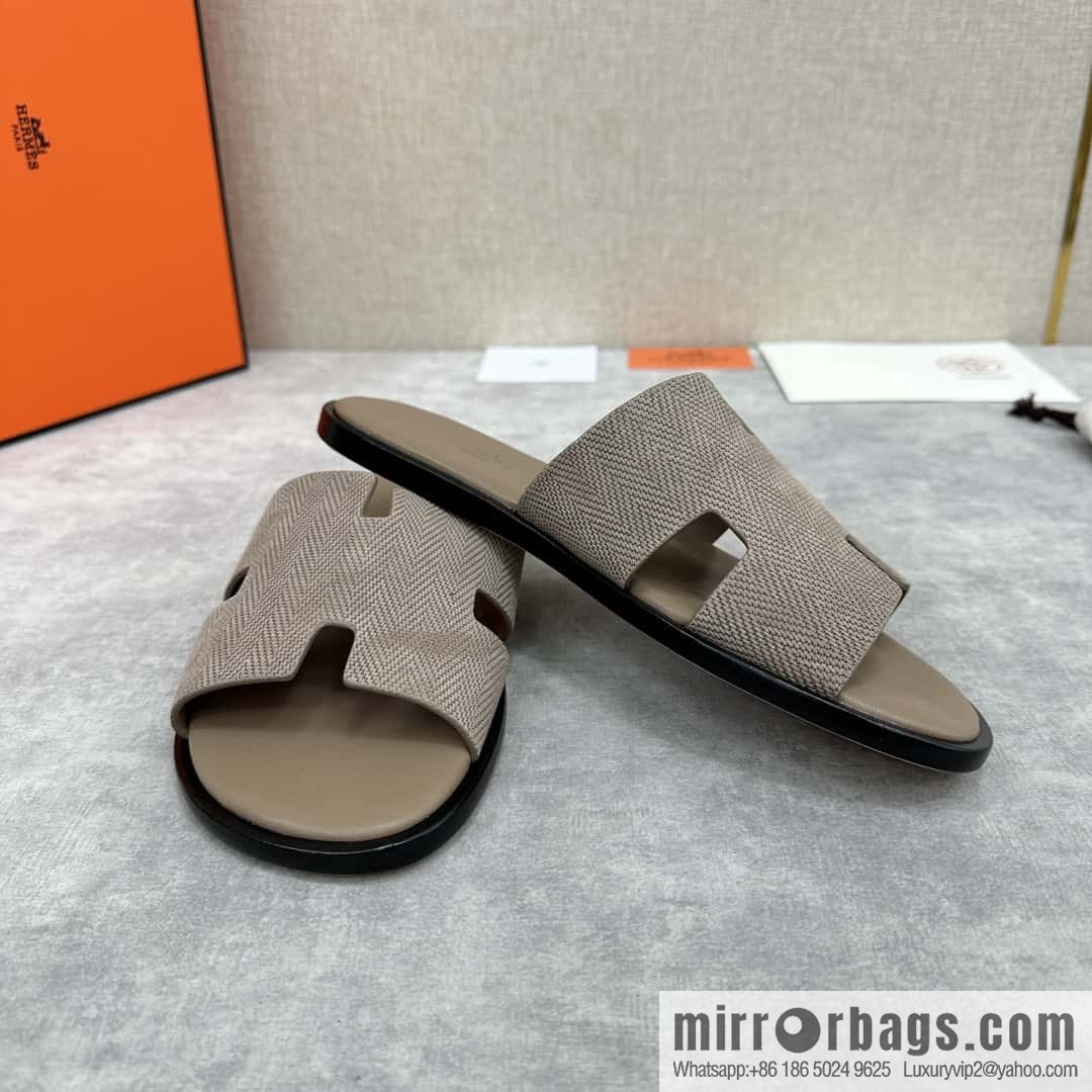 💋💍 H home, new slippers Hermès * Hermès-Shi, the latest classic Lzmir men's sandals