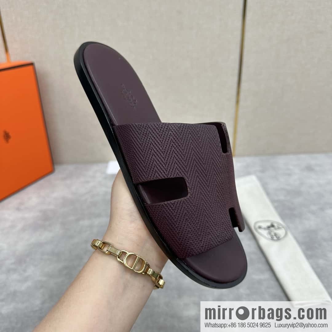 💋💍 H home, new slippers Hermès * Hermès-Shi, the latest classic Lzmir men's sandals