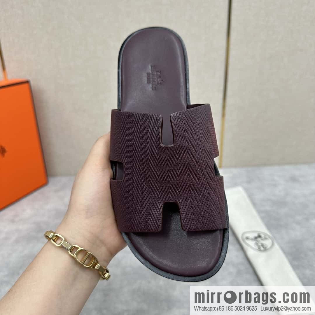 💋💍 H home, new slippers Hermès * Hermès-Shi, the latest classic Lzmir men's sandals