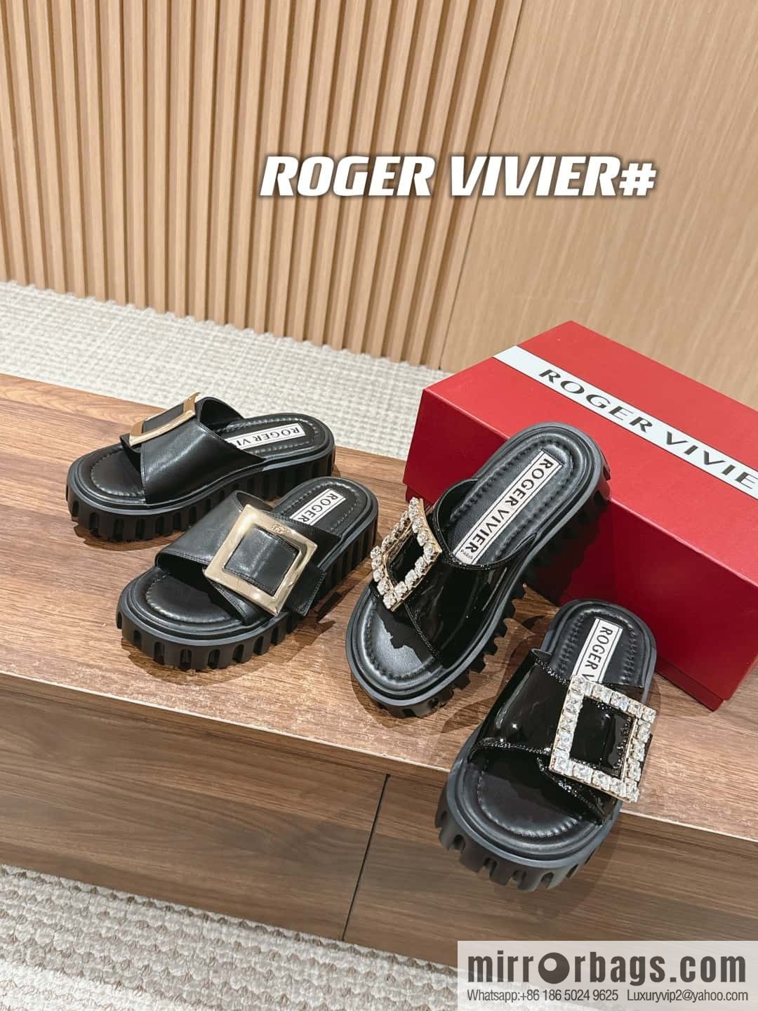 𝐑𝐎𝐆𝐄𝐑 𝐕𝐈𝐕𝐈𝐄𝐑 Roger Vivia's new cookie platform slippers