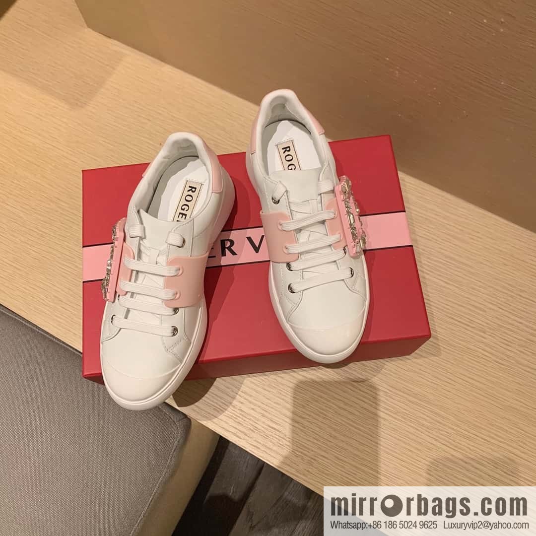 RV Top Version Drill Buckle Casual Roger vivier Spring/Summer 2024 🍃 Drill Buckle Casual!