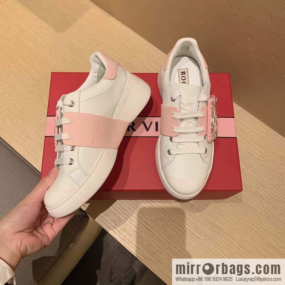 RV Top Version Drill Buckle Casual Roger vivier Spring/Summer 2024 🍃 Drill Buckle Casual!