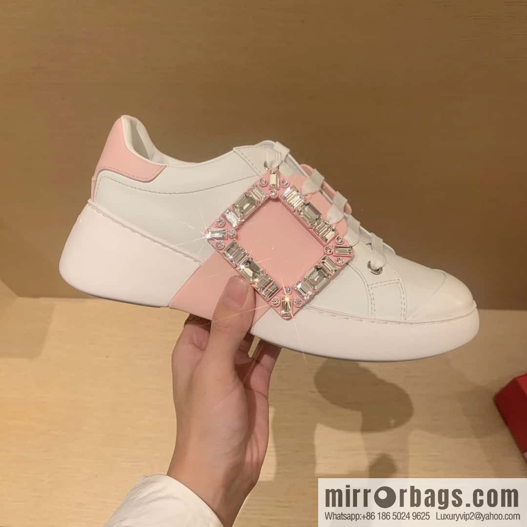 RV Top Version Drill Buckle Casual Roger vivier Spring/Summer 2024 🍃 Drill Buckle Casual!