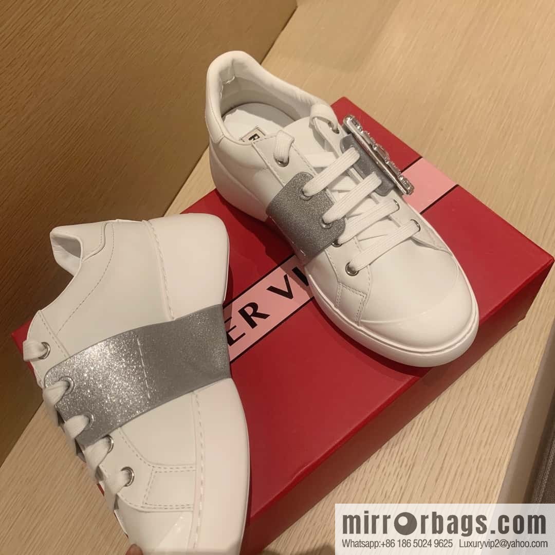 RV Top Version Diamond Buckle Casual Roger vivier Spring/Summer 2024 🍃 Diamond Buckle Casual