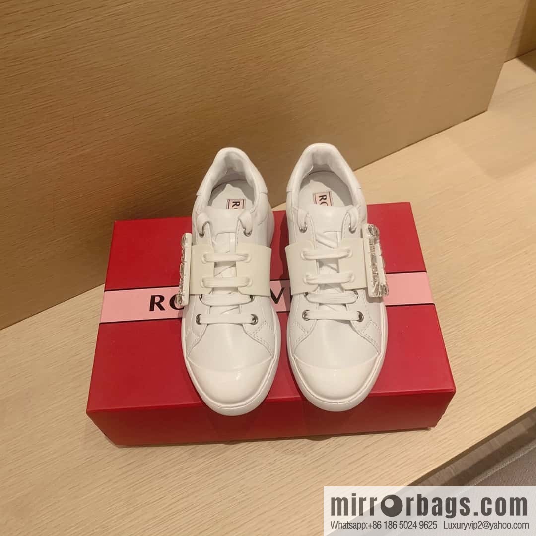 RV Top Version Diamond Buckle Casual Roger vivier Spring/Summer 2024 🍃 Diamond Buckle Casual