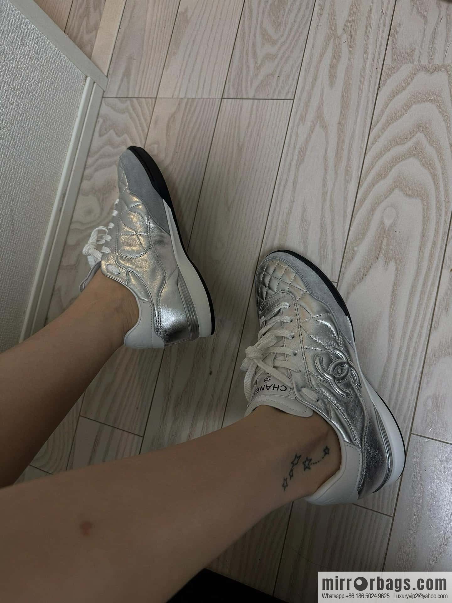 CHANEL Xiaoxiang Latest rhombus third generation, double C football shoes⚽