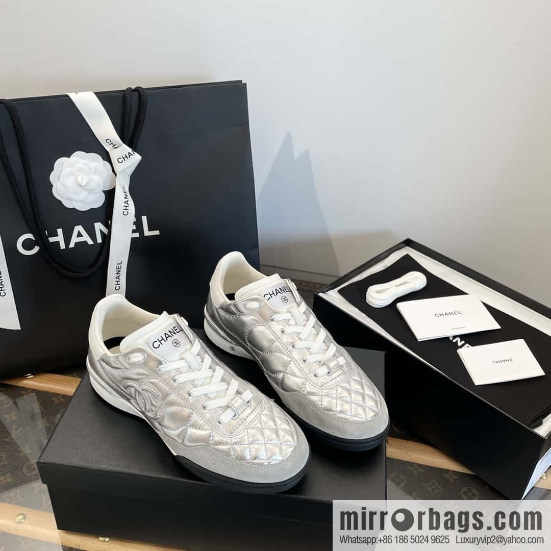 CHANEL Xiaoxiang Latest rhombus third generation, double C football shoes⚽