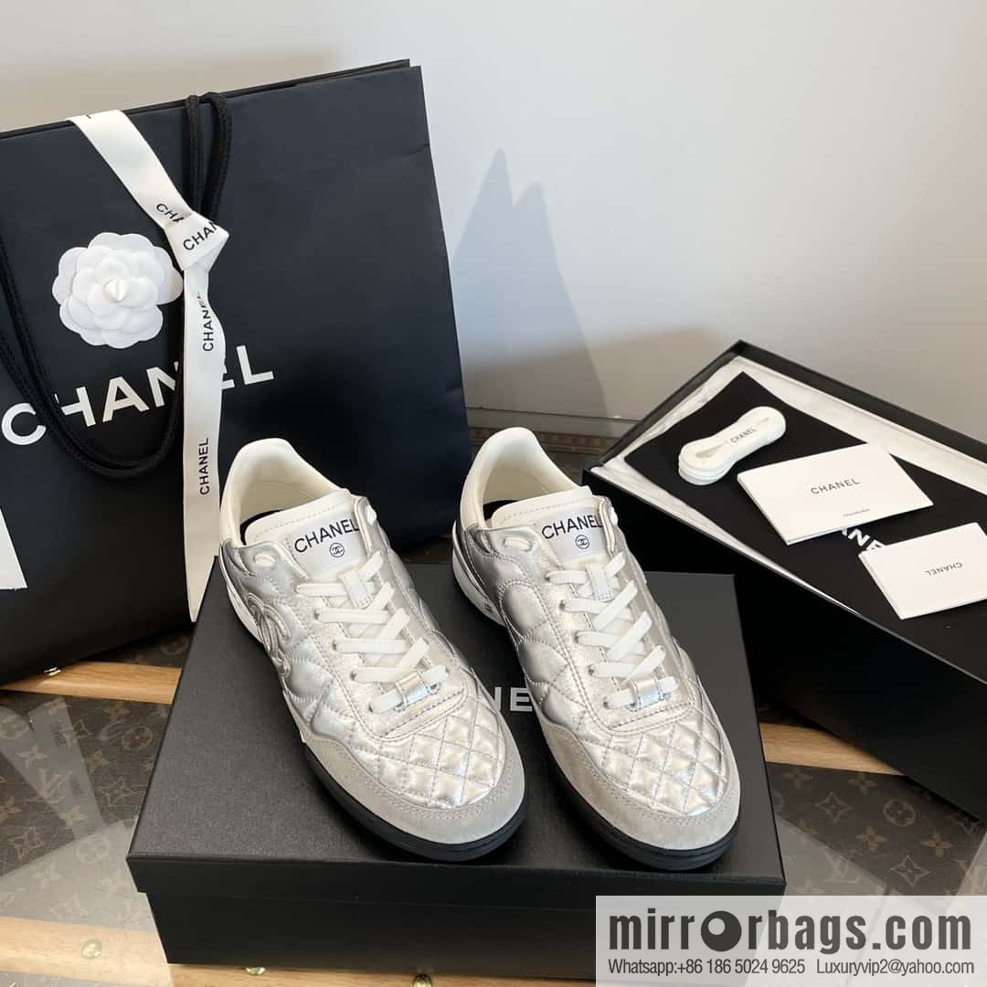 CHANEL Xiaoxiang Latest rhombus third generation, double C football shoes⚽