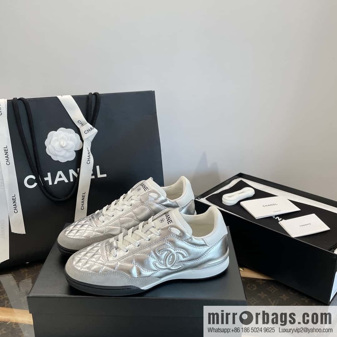 CHANEL Xiaoxiang Latest rhombus third generation, double C football shoes⚽