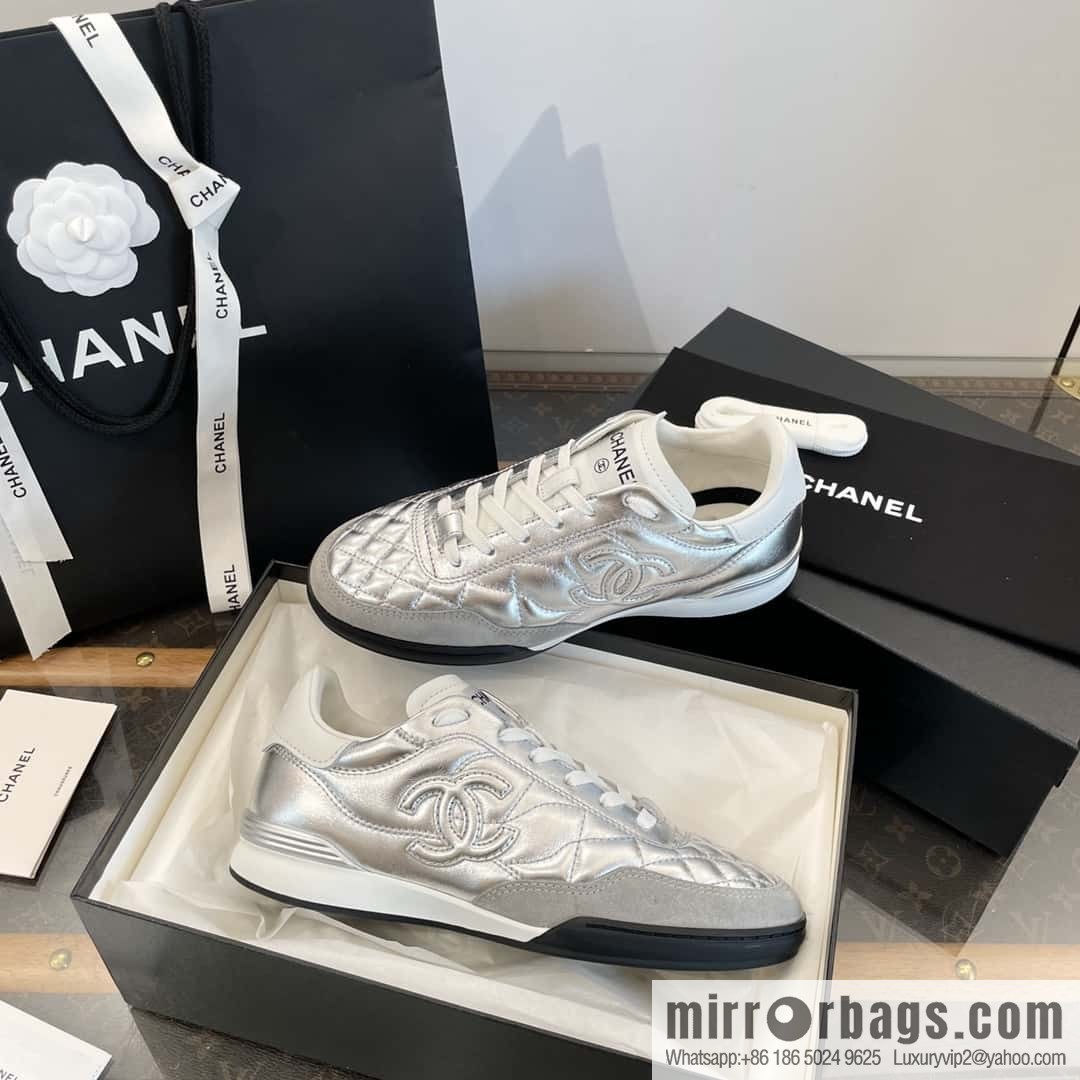 CHANEL Xiaoxiang Latest rhombus third generation, double C football shoes⚽