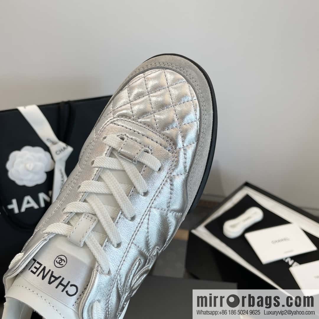 CHANEL Xiaoxiang Latest rhombus third generation, double C football shoes⚽