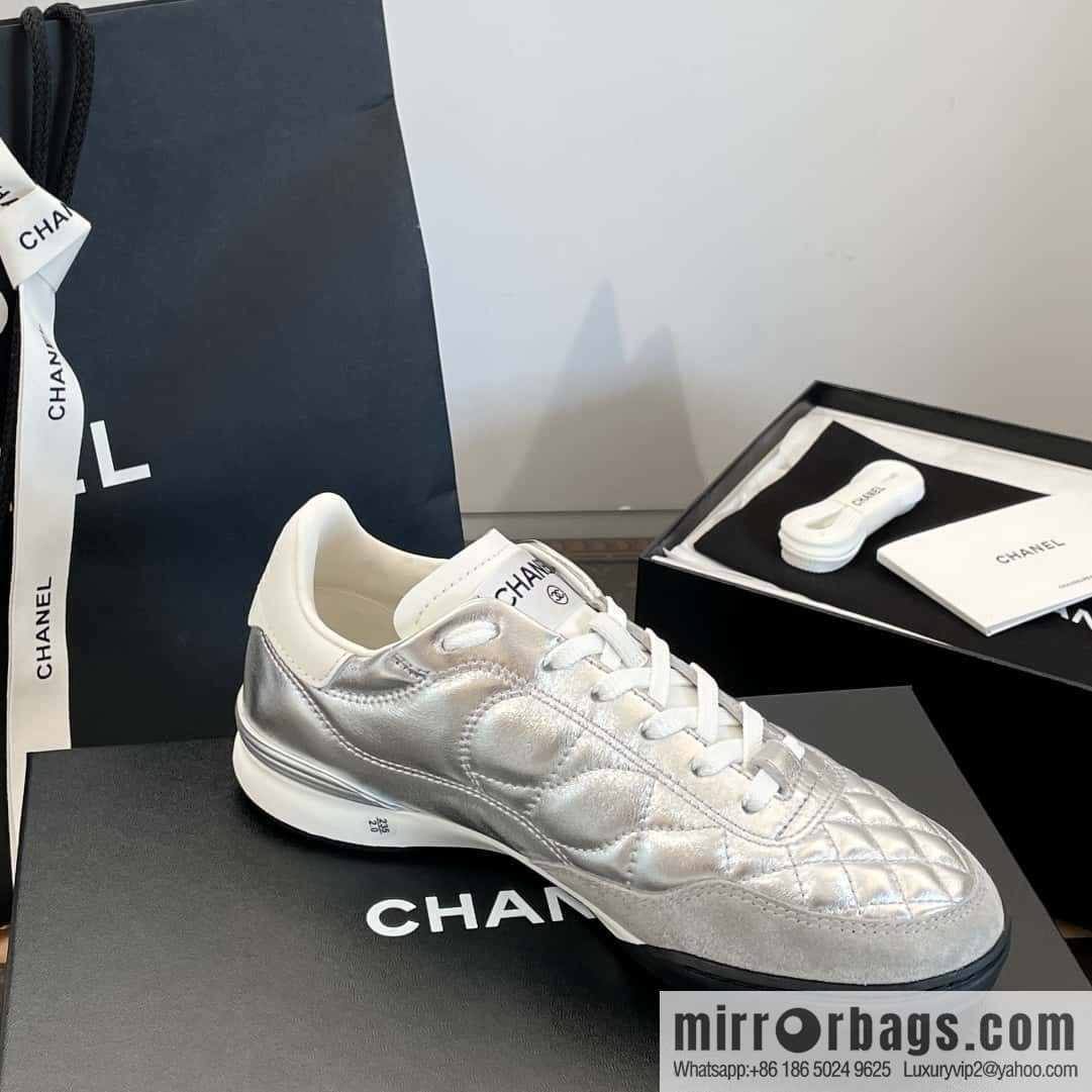 CHANEL Xiaoxiang Latest rhombus third generation, double C football shoes⚽