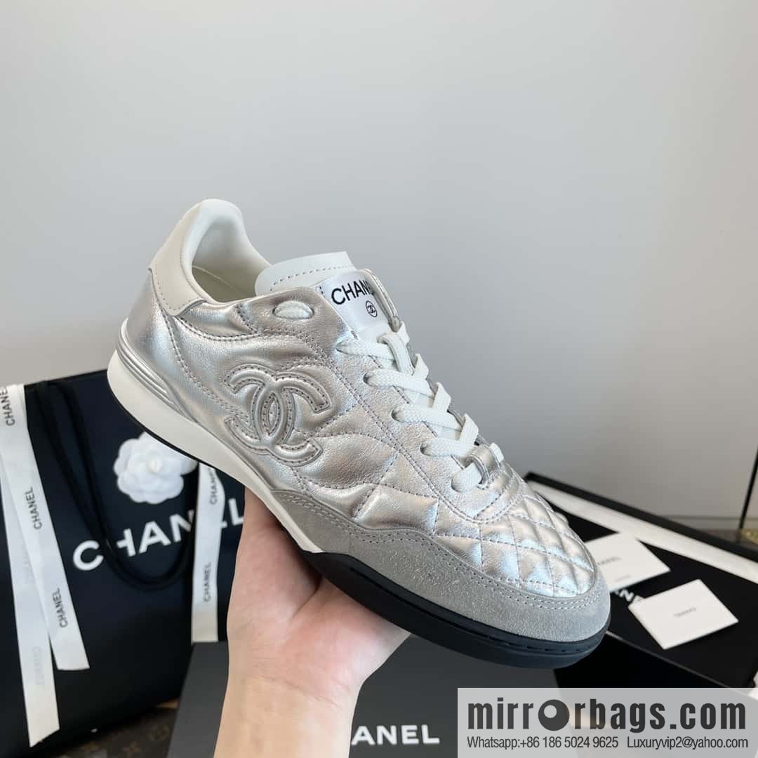 CHANEL Xiaoxiang Latest rhombus third generation, double C football shoes⚽