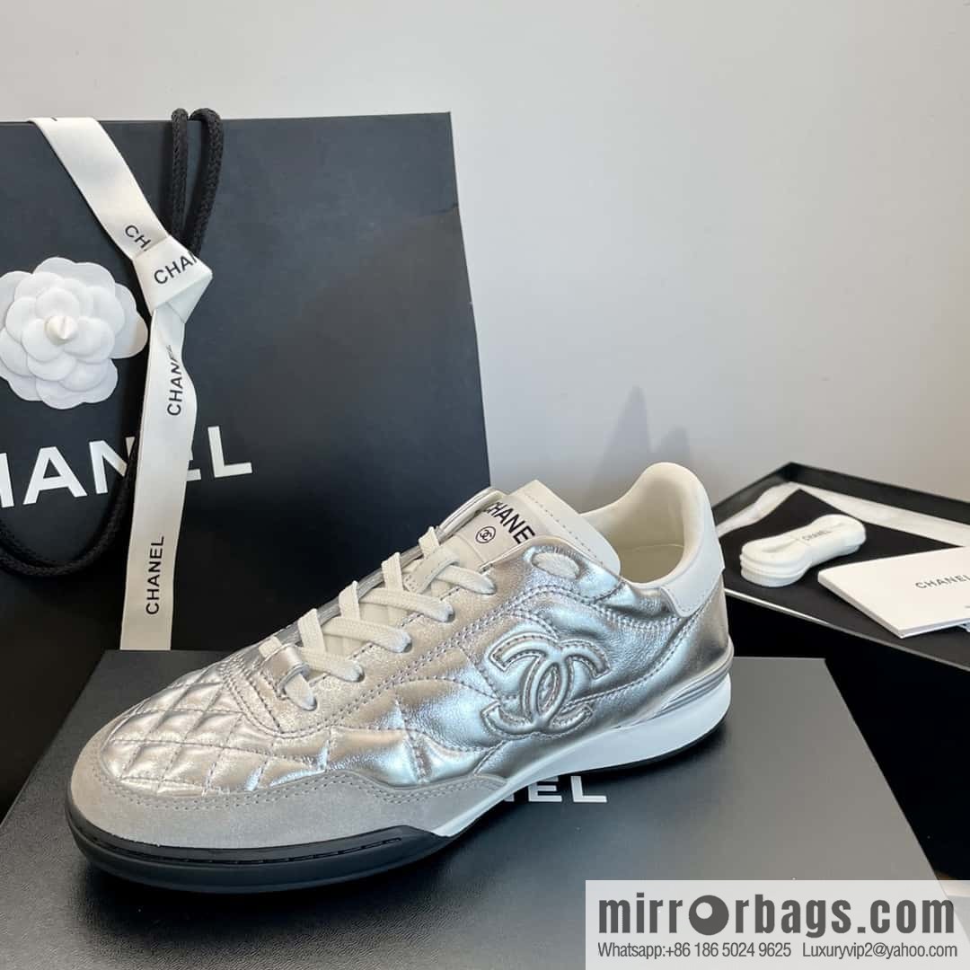 CHANEL Xiaoxiang Latest rhombus third generation, double C football shoes⚽