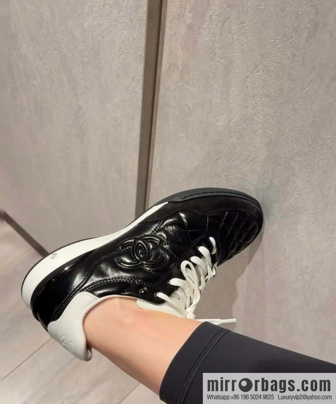 CHANEL Xiaoxiang Latest rhombus third generation, double C football shoes⚽