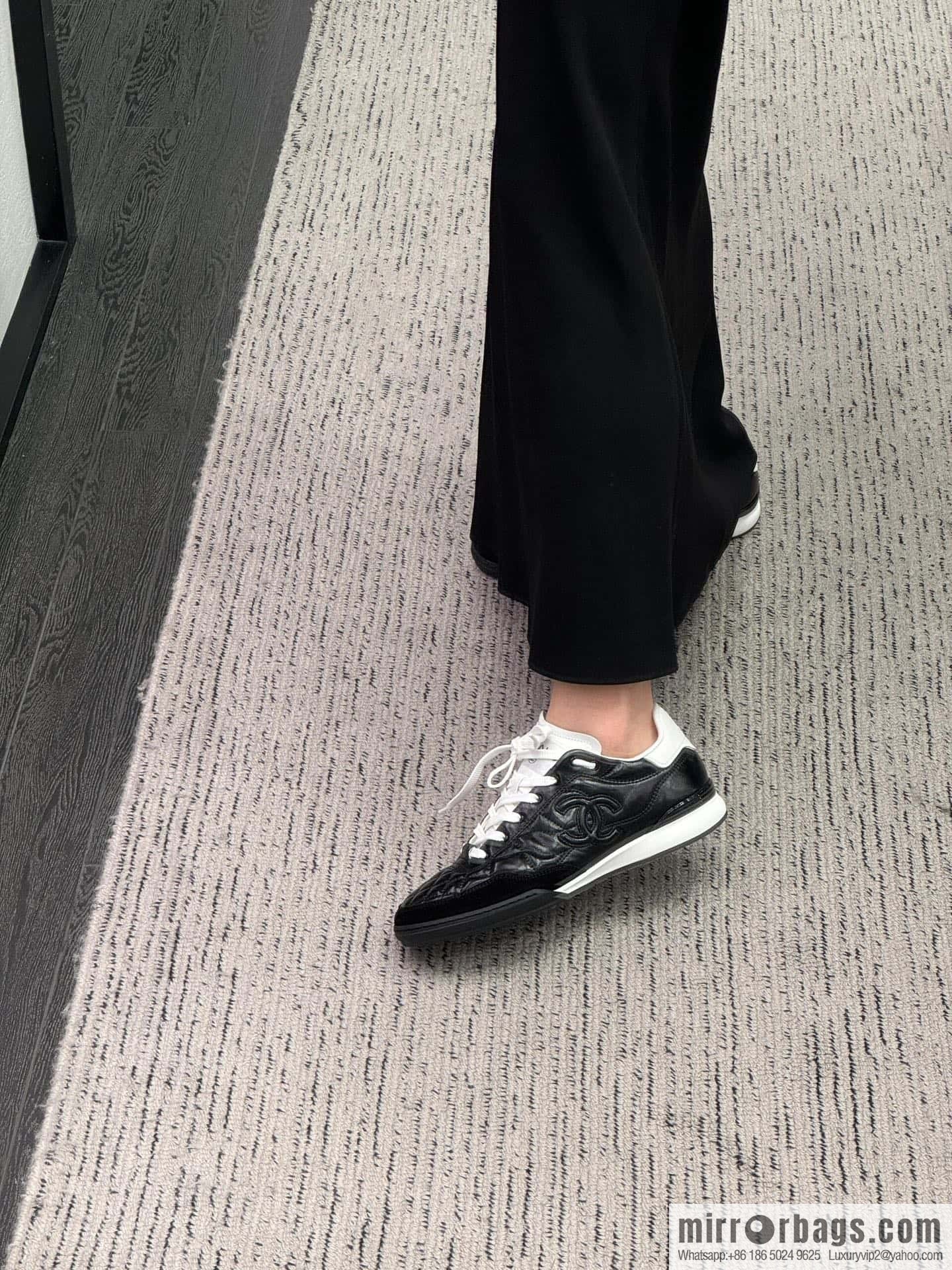 CHANEL Xiaoxiang Latest rhombus third generation, double C football shoes⚽