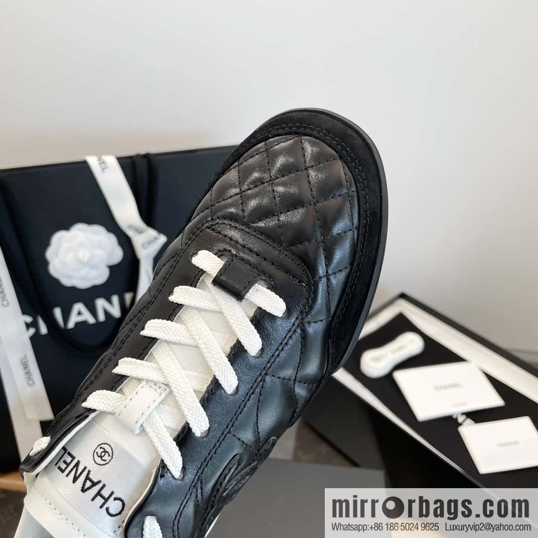 CHANEL Xiaoxiang Latest rhombus third generation, double C football shoes⚽