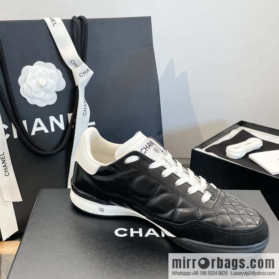 CHANEL Xiaoxiang Latest rhombus third generation, double C football shoes⚽