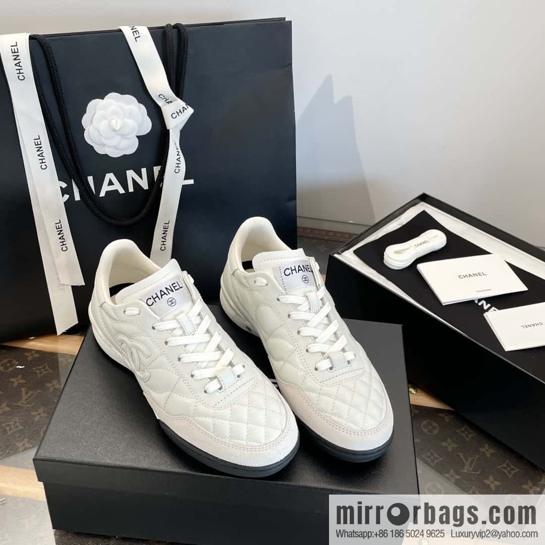CHANEL Xiaoxiang Latest rhombus third generation, double C football shoes⚽
