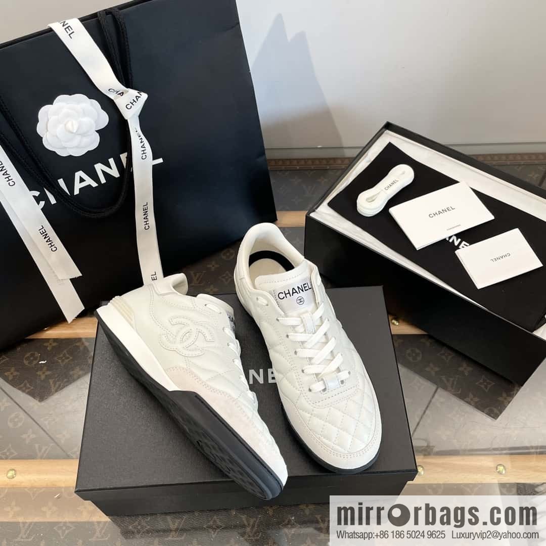 CHANEL Xiaoxiang Latest rhombus third generation, double C football shoes⚽