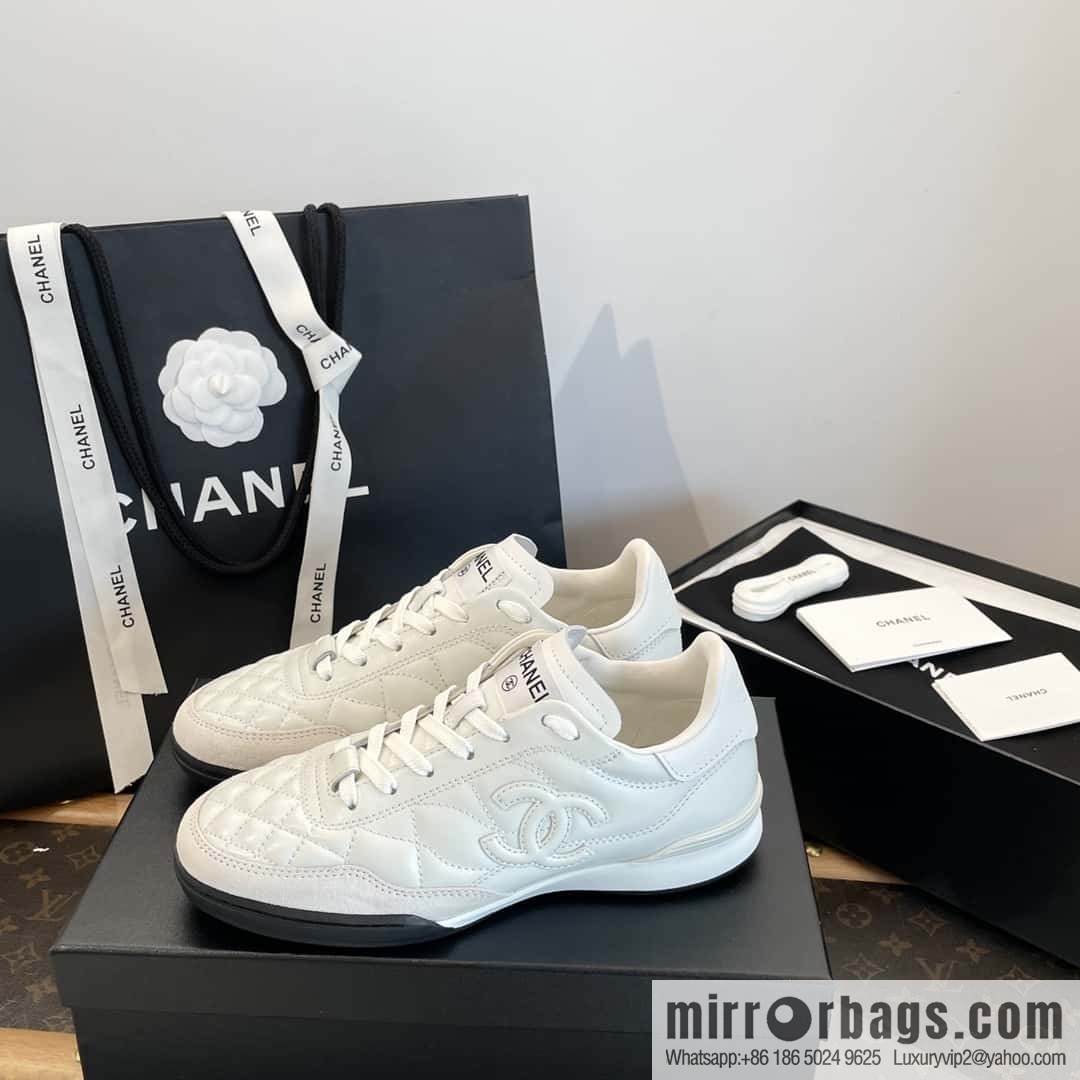 CHANEL Xiaoxiang Latest rhombus third generation, double C football shoes⚽