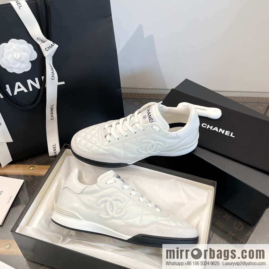 CHANEL Xiaoxiang Latest rhombus third generation, double C football shoes⚽