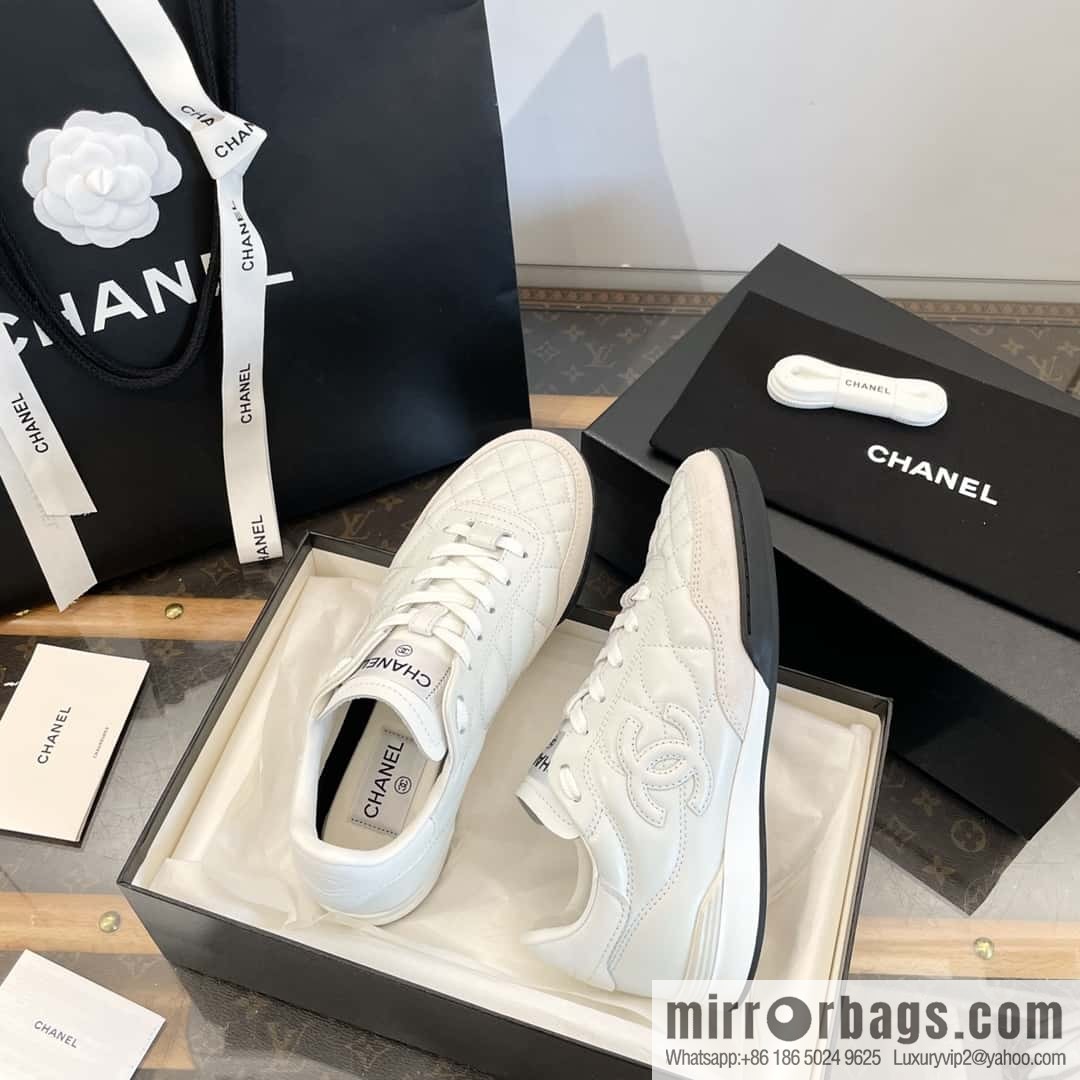 CHANEL Xiaoxiang Latest rhombus third generation, double C football shoes⚽