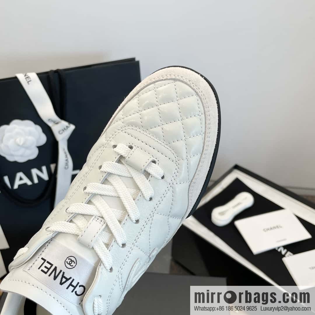 CHANEL Xiaoxiang Latest rhombus third generation, double C football shoes⚽