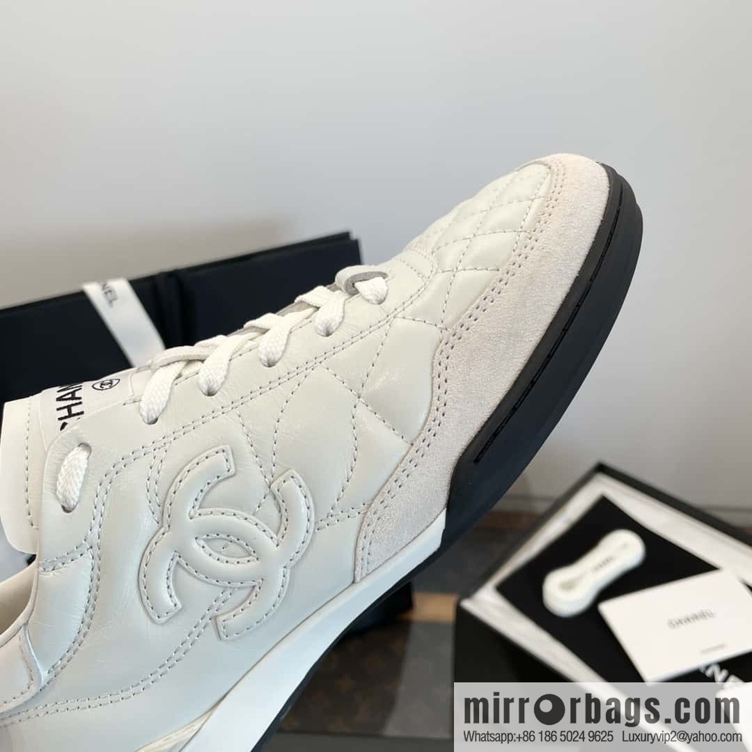 CHANEL Xiaoxiang Latest rhombus third generation, double C football shoes⚽
