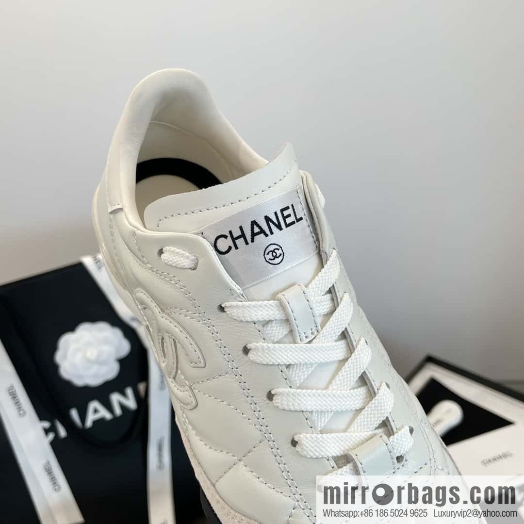 CHANEL Xiaoxiang Latest rhombus third generation, double C football shoes⚽