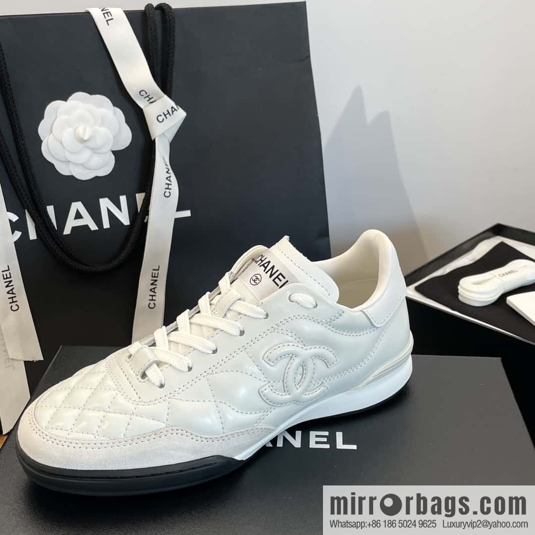 CHANEL Xiaoxiang Latest rhombus third generation, double C football shoes⚽